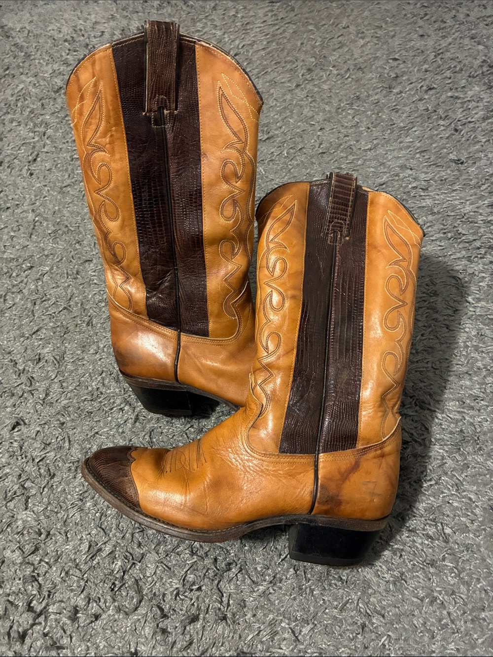 Texas Imperial brown western boots